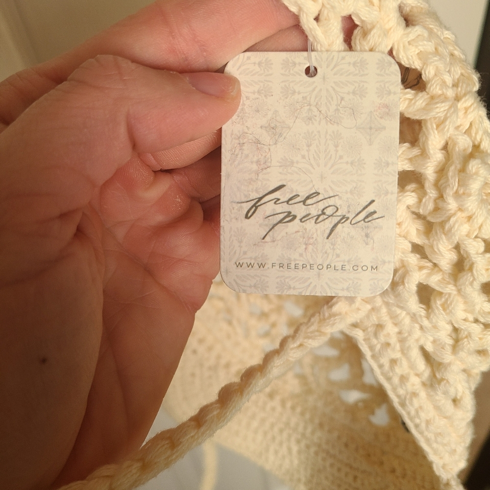 Free People Silvie Crochet Baseball Hat - Picture 4 of 8